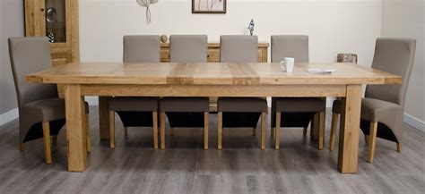 The<b> dining table</b> has a rich oiled finish for added durability and to enhance the wood's real natural grain. . Extra wide dining tables uk